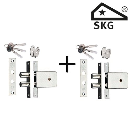 Set van 2 Dulimex veiligheids-pensloten SKG* gelijksluitend - laatste voorraad