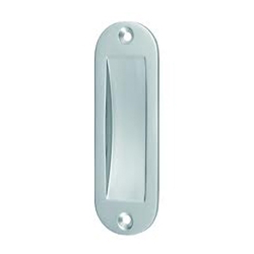 Schuifdeurkom ovaal 120 x 40 mm aluminium - laatste voorraad
