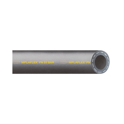 Nipaflex universele slang 6 x 12 mm zwart / glad - per meter