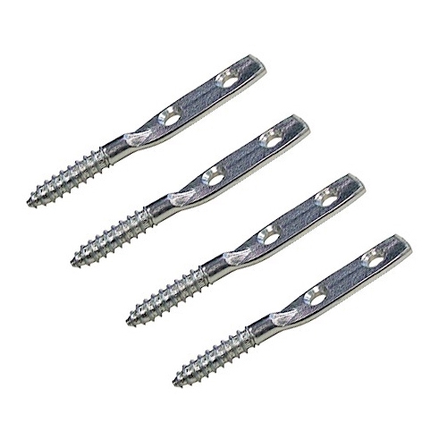 Bledschroef verzinkt, set van 4