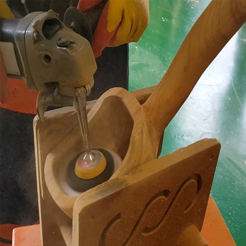 Manpa schuurhulpstuk 150 mm geschroefd