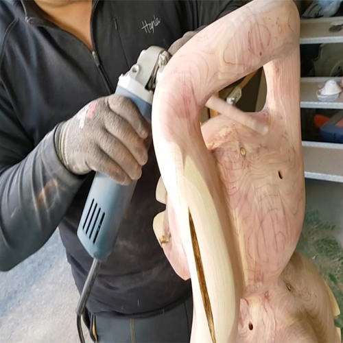 Manpa schuurhulpstuk 150 mm geklemd 