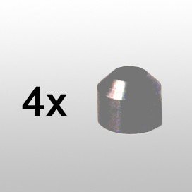 Hulzen voor pendraaiset, 4 stuks