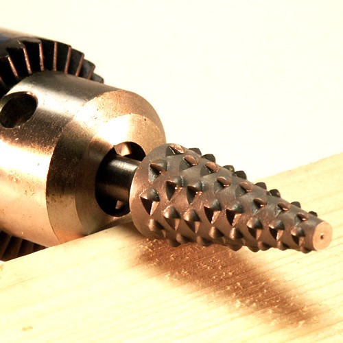 Corradi stiftrasp spits grof Ø 5-15 x 30 mm