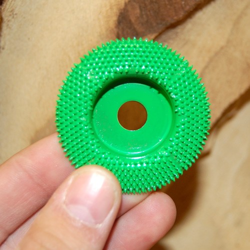 Saburrtooth schijfrasp 50 mm vlak groen/grof - laatste voorraad