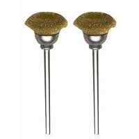 Proxxon messing borstels 13 mm, 2 stuks
