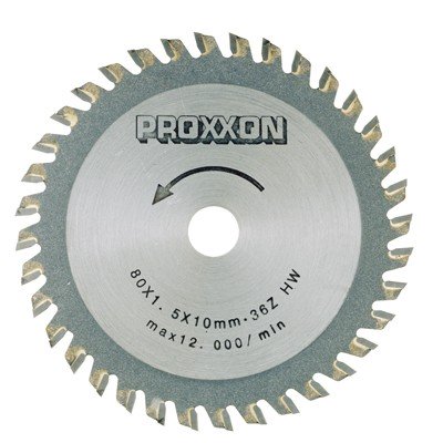Proxxon cirkelzaagblad HM Ø 80 mm 36 tanden