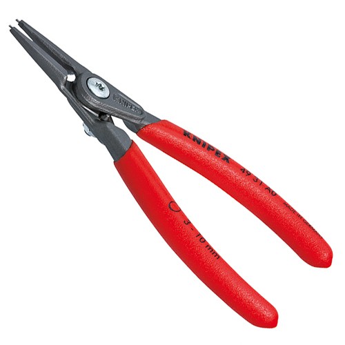 Knipex borgveertang recht 3-10 mm met openingsbegrenzer voor buitenringen