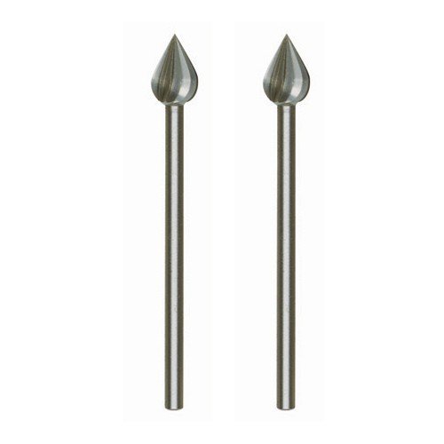 Proxxon vlamvormige frezen 6 mm, 2 stuks