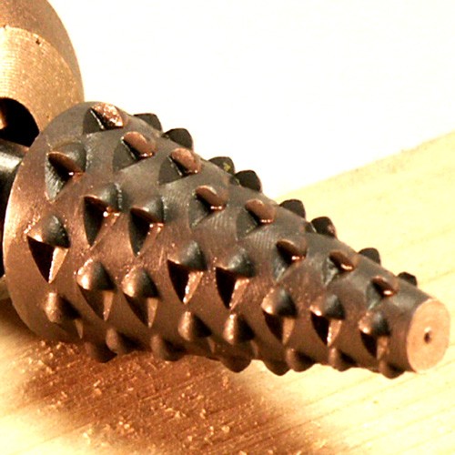 Corradi stiftrasp spits grof Ø 5-15 x 30 mm