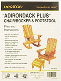 Werktekening: “Adirondack plus” Chair & Footstool