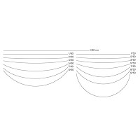 Pfeil berneguts 8, diep gebogen 50 mm