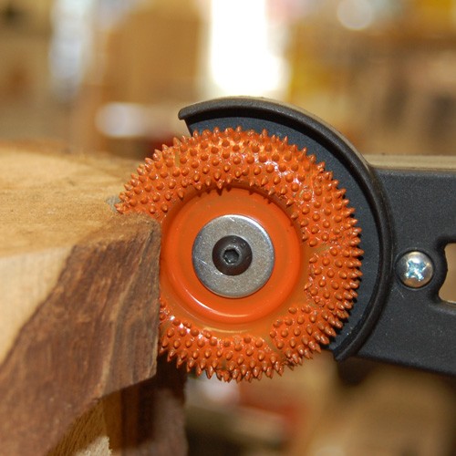 Saburrtooth schijfrasp Ø 50 mm rond oranje/extra grof