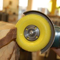 Saburrtooth schijfrasp Ø 100 mm rond geel/fijn