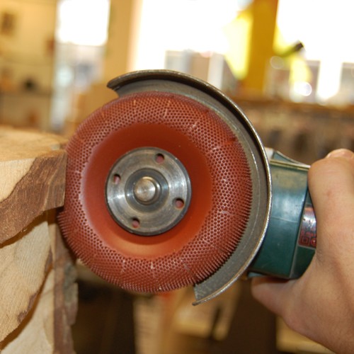 Saburrtooth schijfrasp Ø 100 mm rond rood/middel