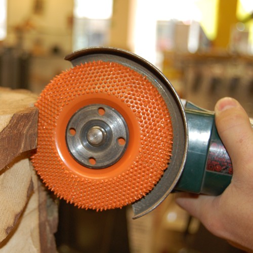 Saburrtooth schijfrasp Ø 100 mm vlak oranje/extra grof