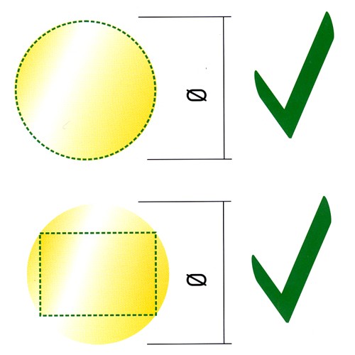 Losse (extra) brandstempel max. Ø 38 mm