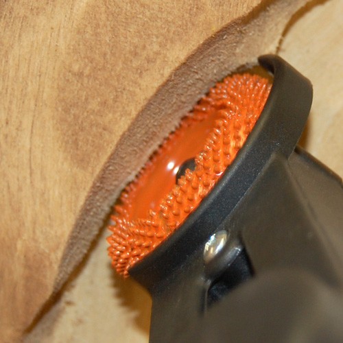 Saburrtooth schijfrasp Ø 50 mm rond oranje/extra grof