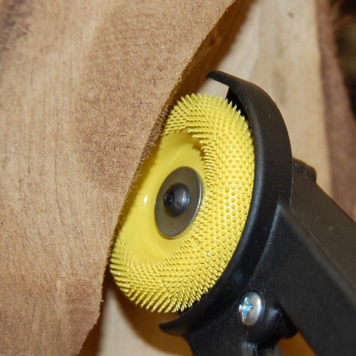 Saburrtooth schijfrasp Ø 50 mm rond geel/fijn