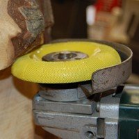 Saburrtooth schijfrasp Ø 100 mm rond geel/fijn