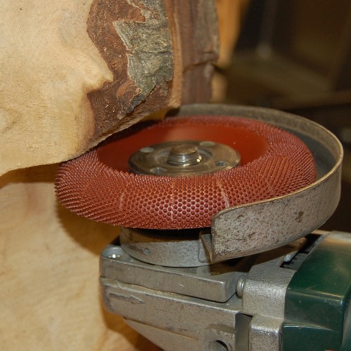 Saburrtooth schijfrasp Ø 100 mm rond rood/middel