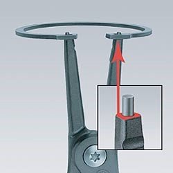 Knipex borgveertang gebogen 12-25 mm voor binnenringen