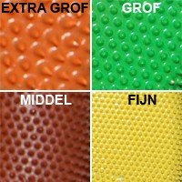 Saburrtooth schijfrasp Ø 100 mm rond geel/fijn