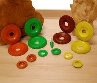 Saburrtooth schijfrasp Ø 100 mm rond geel/fijn