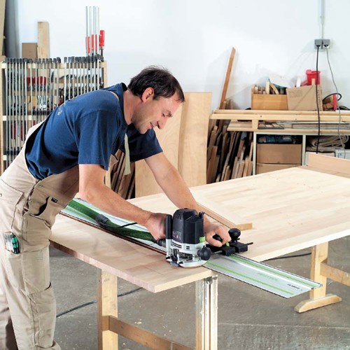 Festool OF 1400 EBQ-plus bovenfreesmachine in systainer